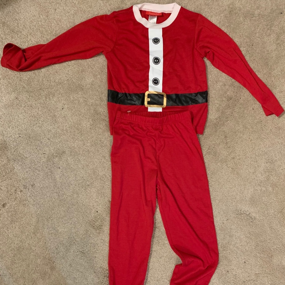 Santa kids pjs
